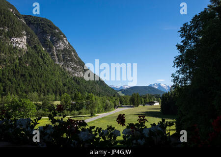 Reindlau im Leutaschtal im Sommer, Tirol, Alpen, Österreich Stockfoto