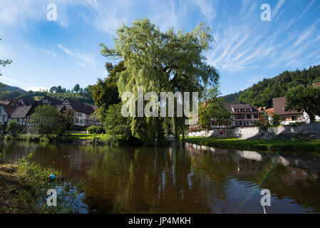 Außerhalb des Dorfes Schiltach Stockfoto