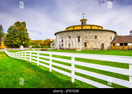 Hancock, Massachusetts, USA ehemalige Shaker Village. Stockfoto