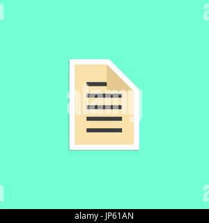 Check-Liste-Aufkleber auf grünem Hintergrund isoliert Stock Vektor