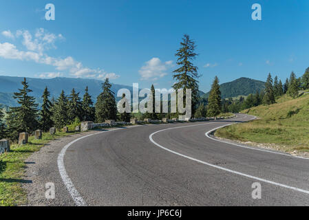 Landschaft auf Campulung - moeciu - Bran - Brasov, Rumänien Stockfoto