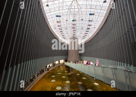 Aceh Tsunami Museum Innenraum Stockfoto