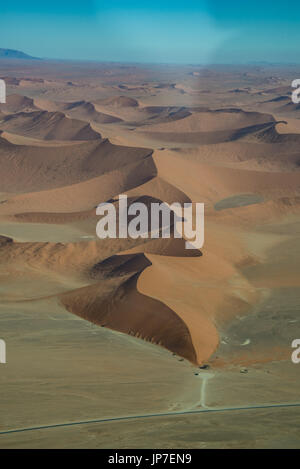 Düne 45 Blick aus der Luft, Namib Naukluft National Park in Namibia Stockfoto