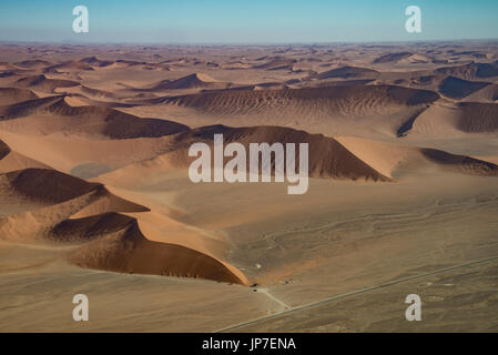 Düne 45 Blick aus der Luft, Namib Naukluft National Park in Namibia Stockfoto