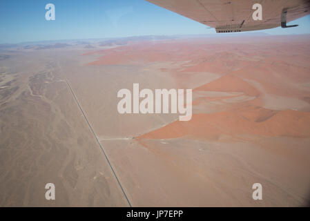 Düne 45 Blick aus der Luft, Namib Naukluft National Park in Namibia Stockfoto