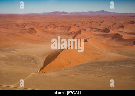 Düne 45 Blick aus der Luft, Namib Naukluft National Park in Namibia Stockfoto