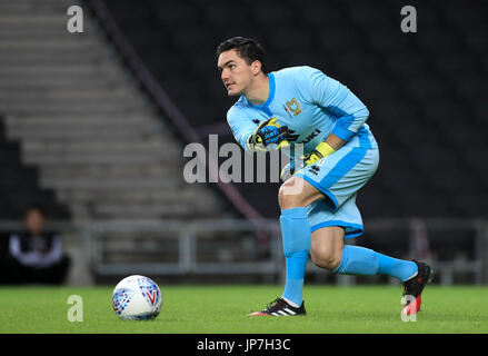 Milton Keynes Dons Torhüter Lee Nicholls Stockfoto