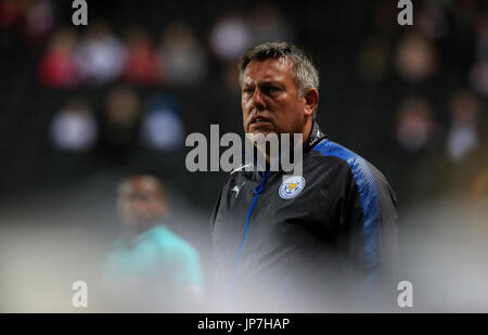 Leicester City Manager Craig Shakespeare an der Seitenlinie Stockfoto