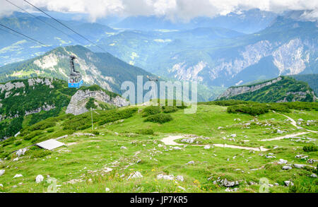 Hochalmbahn, Garmisch-Partenkirchen, Upper Bavaria, Bayern, Deutschland Stockfoto