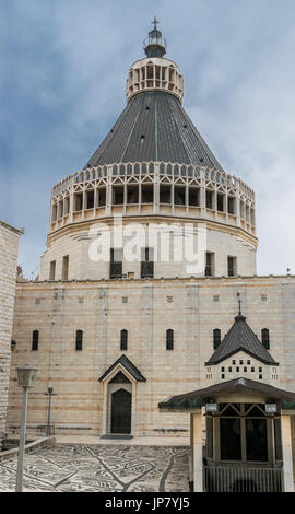 Die Basilika der Verkündigung - Hof Stockfoto