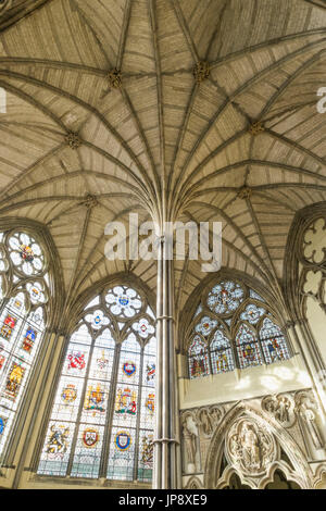 England, London, Westminster Abbey, der Kapitelsaal Stockfoto