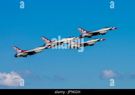 "Thunderbirds", US Air Force akrobatische Team, Stockfoto