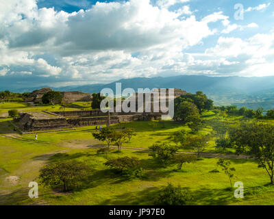 Monte Alban, Oaxaca, Mexiko Stockfoto