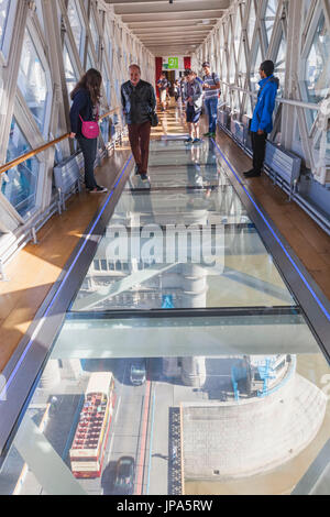 England, London, Turm, Brücke, Steg Stockfoto