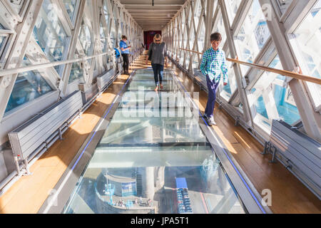 England, London, Turm, Brücke, Steg Stockfoto