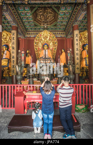 China, Beijing City, Lama Tempel Stockfoto