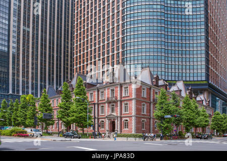 Japan, Tokyo City, Bezirk Marunouchi, Mitsubshi Ichigokan Museum, erste Mitsubishi Bldg, erbaut 1894 Stockfoto