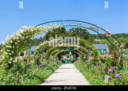 Frankreich, Normandie, Giverny, Monets Haus und Garten Stockfoto