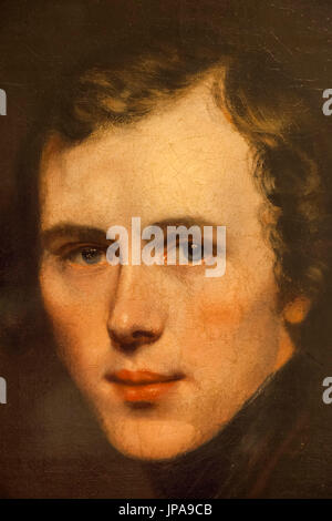 England, Kent, Canterbury, der Beaney Institut Public Library und Museum, Self Portrait of The Artist Thomas Sidney Cooper datiert 1832 Stockfoto