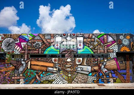 Wynwood Graffiti, Miami, Florida, USA Stockfoto