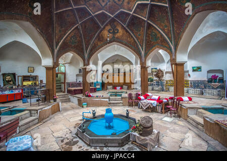 Iran, Kashan Stadt Hamam Sultan Mir Ahmad, (Badehaus) Stockfoto