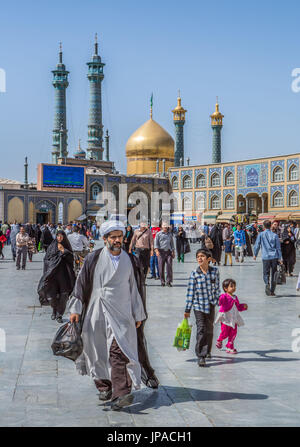 Iran, Stadt Qom, Hazrat-e Masumeh (Heiligtum) Stockfoto