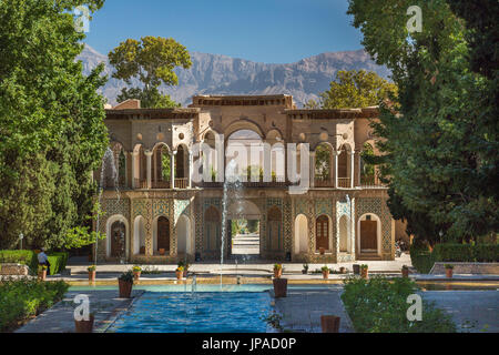 Iran, Mahan Stadt (in der Nähe von Stadt Kerman, Shazde Garten (Prinz Garden), UNESCO-Welterbe, Stockfoto