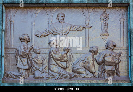 Japan, Kyushu, Nagasaki City, Oura Church, San Francisco Javier indoktrinieren Stockfoto