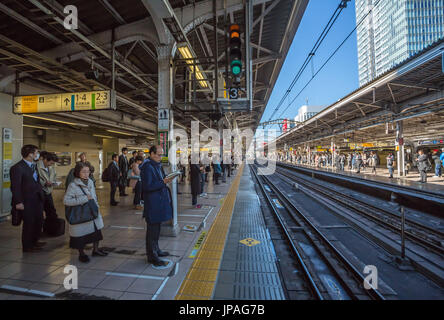 Japan, Tokyo City, Akihabara JR-Bahnhof Stockfoto