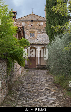 Kirche Santa Lucia. Santa Lucia, San Gimignano, Siena Provinz, Toskana, Italien, Europa Stockfoto