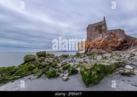 Mont Saint Michel, Département Manche, Normandie, Frankreich, Stockfoto