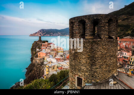 Vernaza, Cinque Terre, Provinz La Spezia, Ligurien, Italien, Europa Stockfoto