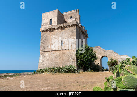 Torre Colimena, Manduria, Provinz Tarent, Salento, Apulien, Italien. Stockfoto