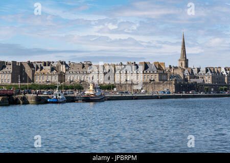 Saint-Malo, Ille-et-Vilaine, Bretagne, Frankreich. Stockfoto