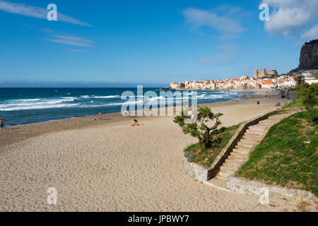 Cefalù Europa, Italien, Sizilien, Palermo, Cefalù Stadt Stockfoto