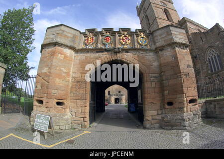 Linlithgow Palace Eingang, Kirkgate, Linlithgow, Geburtsort von Mary Queen of scots Stockfoto