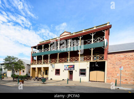 Historische Gebäude des Hotels Kriterium in Maryborough Erbe Precinct, Queensland, Queensland, Australien Stockfoto