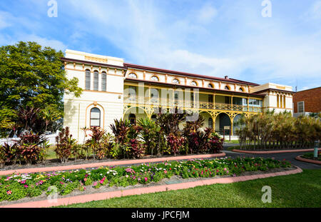 Maryborough Backbord, Queens Park, Erbe Precinct, Maryborough, Queensland, Queensland, Australien Stockfoto