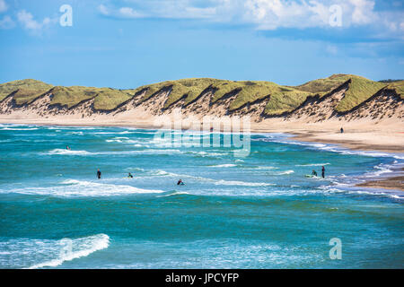 Nordseestrand, Küste von Jütland in Dänemark Stockfoto