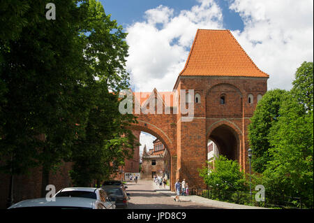 Dansker des Deutschen Ritterordens Burgruine in der Altstadt von Torun aufgeführten Weltkulturerbe der UNESCO in Torun, Polen. 18. Juni 2017 © Wojciech Stro Stockfoto