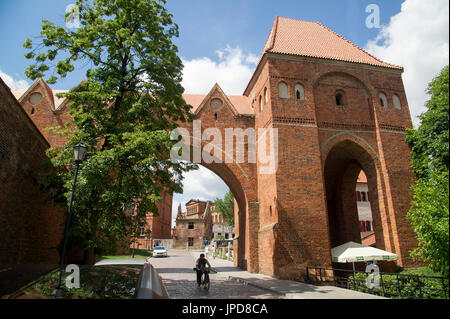 Dansker des Deutschen Ritterordens Burgruine in der Altstadt von Torun aufgeführten Weltkulturerbe der UNESCO in Torun, Polen. 18. Juni 2017 © Wojciech Stro Stockfoto