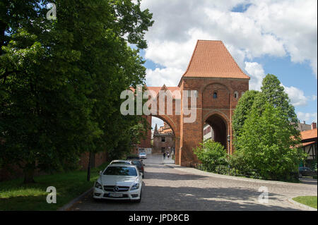 Dansker des Deutschen Ritterordens Burgruine in der Altstadt von Torun aufgeführten Weltkulturerbe der UNESCO in Torun, Polen. 18. Juni 2017 © Wojciech Stro Stockfoto