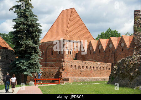 Dansker des Deutschen Ritterordens Burgruine in der Altstadt von Torun aufgeführten Weltkulturerbe der UNESCO in Torun, Polen. 18. Juni 2017 © Wojciech Stro Stockfoto