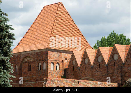 Dansker des Deutschen Ritterordens Burgruine in der Altstadt von Torun aufgeführten Weltkulturerbe der UNESCO in Torun, Polen. 18. Juni 2017 © Wojciech Stro Stockfoto