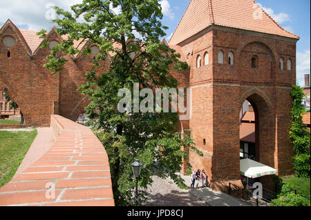 Dansker des Deutschen Ritterordens Burgruine in der Altstadt von Torun aufgeführten Weltkulturerbe der UNESCO in Torun, Polen. 18. Juni 2017 © Wojciech Stro Stockfoto