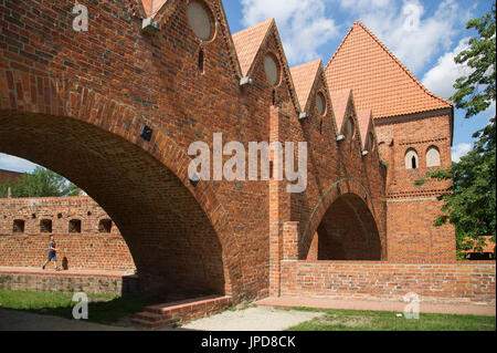 Dansker des Deutschen Ritterordens Burgruine in der Altstadt von Torun aufgeführten Weltkulturerbe der UNESCO in Torun, Polen. 18. Juni 2017 © Wojciech Stro Stockfoto