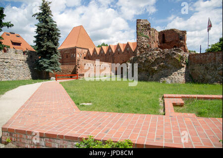 Dansker des Deutschen Ritterordens Burgruine in der Altstadt von Torun aufgeführten Weltkulturerbe der UNESCO in Torun, Polen. 18. Juni 2017 © Wojciech Stro Stockfoto