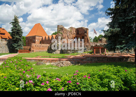 Dansker des Deutschen Ritterordens Burgruine in der Altstadt von Torun aufgeführten Weltkulturerbe der UNESCO in Torun, Polen. 18. Juni 2017 © Wojciech Stro Stockfoto