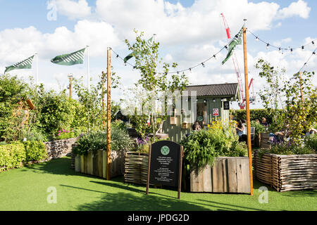 Der Dachgarten bei John Lewis auf Oxford Straße, London, UK Stockfoto