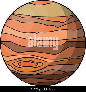 Planet-Symbolbild Stock Vektor
